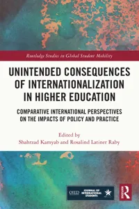 Unintended Consequences of Internationalization in Higher Education_cover