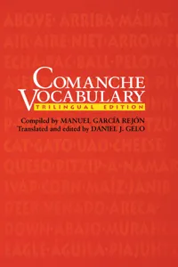 Comanche Vocabulary_cover