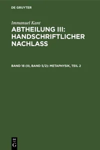 Metaphysik, Teil 2_cover