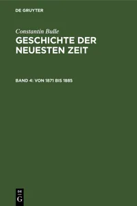 Von 1871 bis 1885_cover