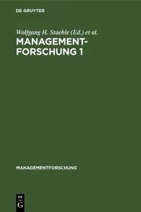 Managementforschung 1_cover