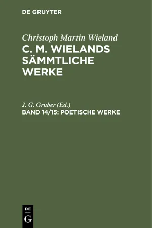 Poetische Werke