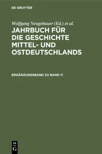 Ergänzungsband zu Band 11_cover