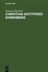 Christian Gottfried Ehrenberg_cover