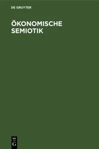 Ökonomische Semiotik_cover