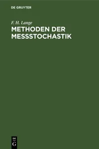 Methoden der Meßstochastik_cover