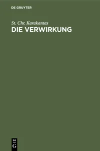 Die Verwirkung_cover