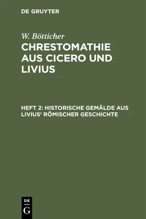 Historische Gemälde aus Livius' römischer Geschichte