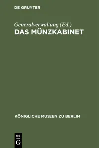 Das Münzkabinet_cover