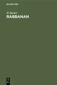 Rabbanan_cover