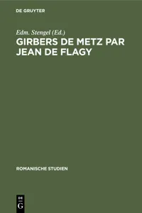 Girbers de Metz par Jean de Flagy_cover