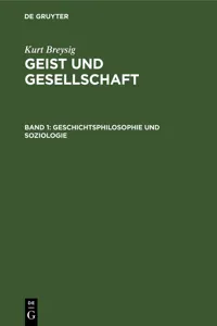 Geschichtsphilosophie und Soziologie_cover