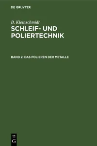 Das Polieren der Metalle_cover