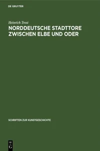 Norddeutsche Stadttore zwischen Elbe und Oder_cover