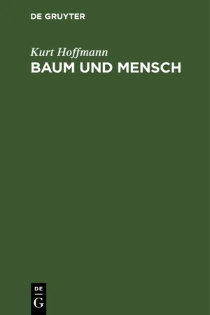 Baum und Mensch