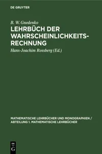 Lehrbüch der Wahrscheinlichkeitsrechnung_cover