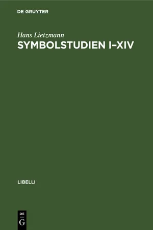 Symbolstudien I–XIV