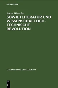 Sowjetliteratur und wissenschaftlich-technische Revolution_cover