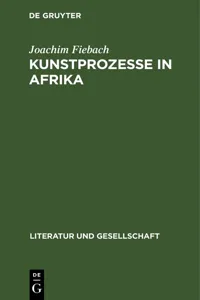 Kunstprozesse in Afrika_cover
