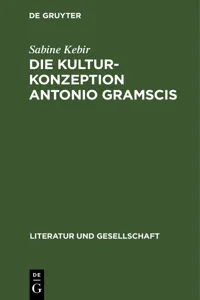 Die Kulturkonzeption Antonio Gramscis_cover