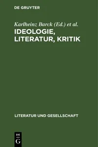 Ideologie, Literatur, Kritik_cover