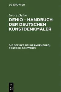 Die Bezirke Neubrandenburg, Rostock, Schwerin_cover