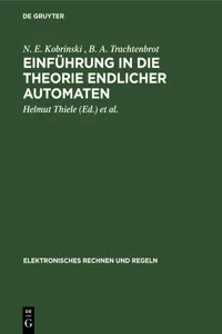 Einführung in die Theorie endlicher Automaten_cover