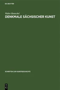Denkmale sächsischer Kunst_cover