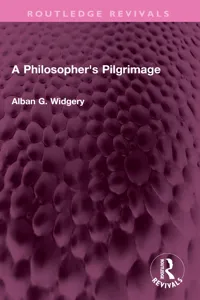 A Philosopher's Pilgrimage_cover