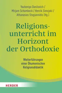 Religionsunterricht im Horizont der Orthodoxie_cover