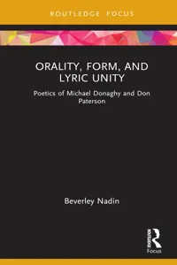 Orality, Form, and Lyric Unity_cover