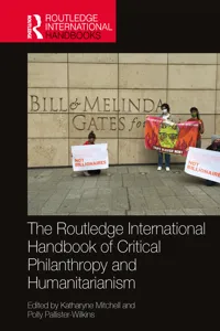 The Routledge International Handbook of Critical Philanthropy and Humanitarianism_cover