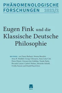 Eugen Fink und die Phänomenologie_cover