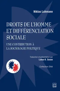 Droits de l'homme et différenciation sociale_cover