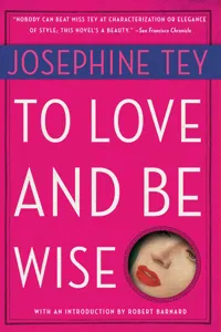 To Love and Be Wise_cover
