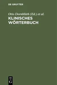 Klinisches Wörterbuch_cover