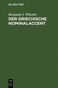 Der griechische Nominalaccent_cover