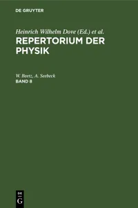 Repertorium der Physik. Band 8_cover