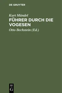 Führer durch die Vogesen_cover