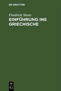 Einführung ins Griechische_cover