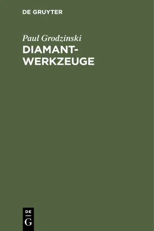 Diamant-Werkzeuge