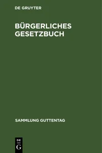 Bürgerliches Gesetzbuch_cover