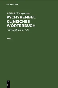 Pschyrembel Klinisches Wörterbuch_cover