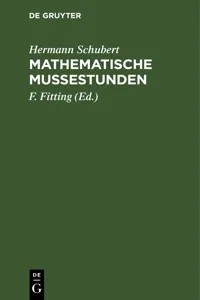 Mathematische Mußestunden_cover