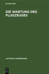 Die Wartung des Flugzeuges_cover