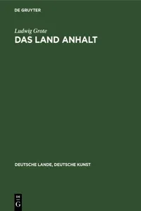 Das Land Anhalt_cover