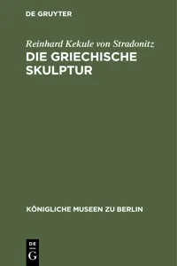 Die Griechische Skulptur_cover