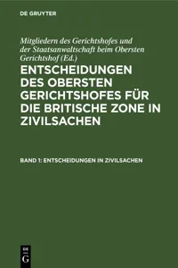 Entscheidungen in Zivilsachen_cover