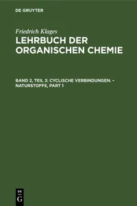 Cyclische Verbindungen. – Naturstoffe_cover