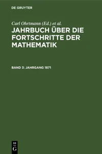 Jahrgang 1871_cover